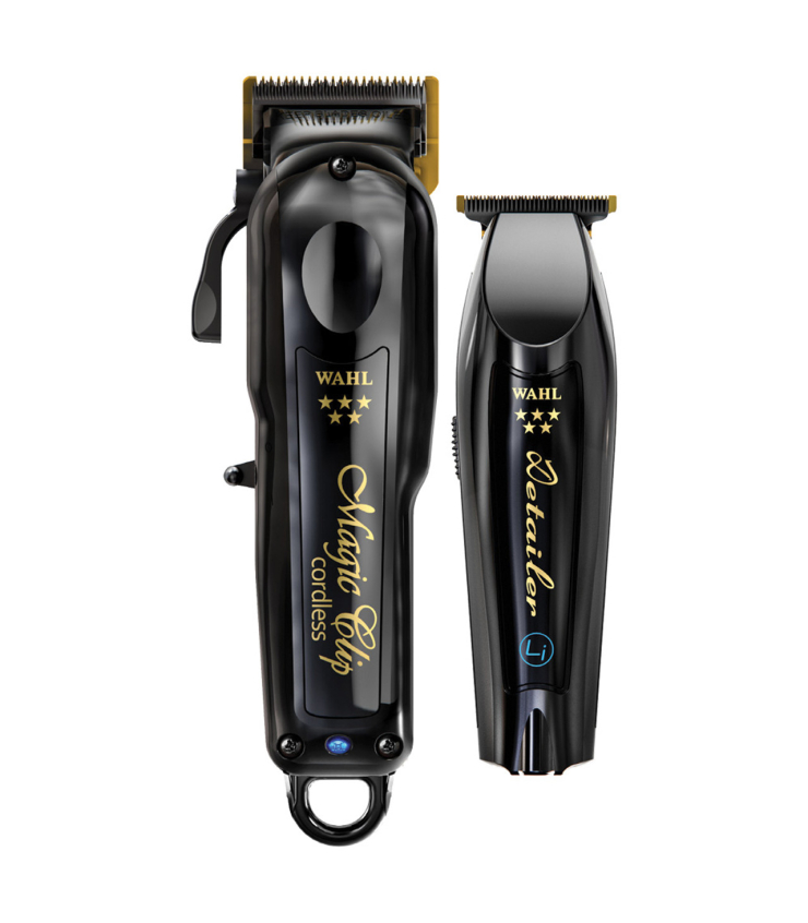 ست ماشین اصلاح حجم زن (مجیک کلیپ و خط زن (دیتیلر) وال باربر کمبو 5 ستاره Wahl Star‏